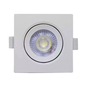 Spot quadrado 5w 6000k mega