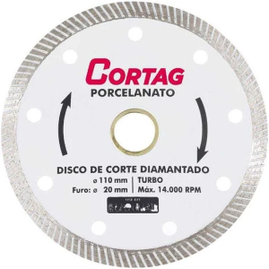 Disco diamantado porcelanato 110mm cortag