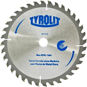 Disco de serra circular 7.1/4 x 24 tyrolit