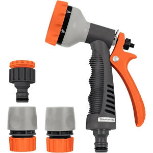 Conjunto esguincho pistola irrigação Tramontina