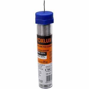 Solda estanho 25gr foxlux